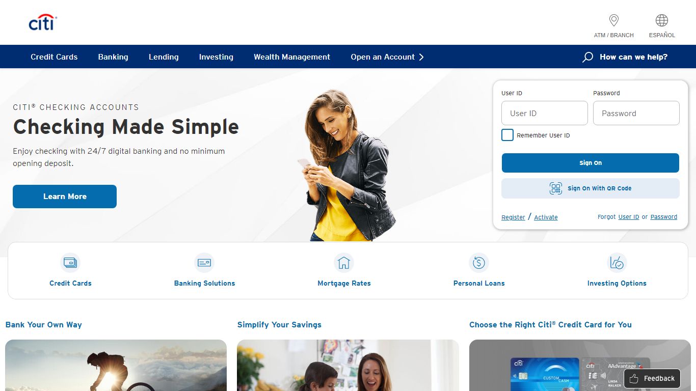 Online Banking, Mortgages, Personal Loans, Investing | Citi.com